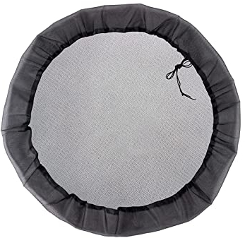 Regentonnen Netz, Abdeckung für Regentonne rund Ø 80/95/100cm Verstellbares Regentonnennetz mit Zugband,Schutznetz Regentonne für Mücken,Mosquitos, Laub und Unkraut, Kleintiere (1, Ø 100 cm)