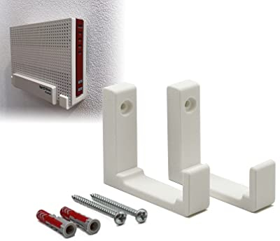 Printari Wandhalterung für Kabel Router AVM FritzBox 6590, 6591, 6690 Cable inkl. Befestigungsmaterial