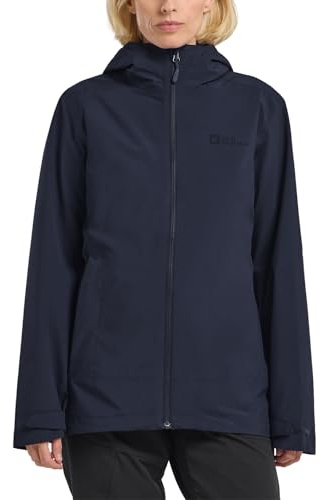 Jack Wolfskin Femme Moonrise Jkt W 3 En 1 Veste, Night Blue, 3XL EU