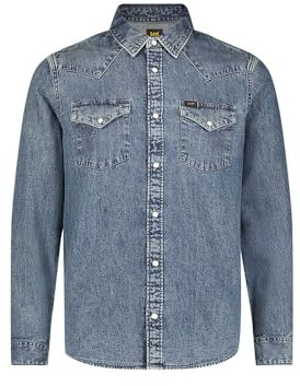 Lee Herren Denim Hemd Regular Western Shirt, Regular Fit