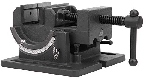 Neigbarer Bohrmaschinen-Schraubstock, 3 Zoll, Korrosionsbeständig, Kreuzschraubstock für Bohrständer, Hardware-Zubehör