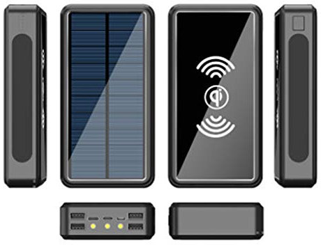 Strömbank trådlös kraftbank/solenergibank/stor kapacitet 10 0000 Mah/USB-powerbank C/bärbara powerbanker för telefoner