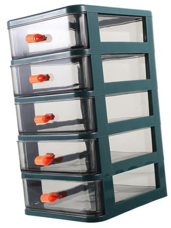 LALAFINA Kunststoff-schubladen-aufbewahrungs-organizer Abgestufter Make-up-organizer Für Bürobedarf