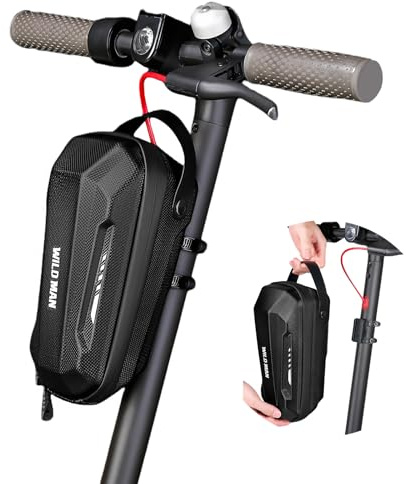 flintronic 2L Bolsa De Manillar Scooter Eléctrica, Scooter Bolsa De Tubo Frontal, Bolsas de Almacenamiento Impermeable EVA, para Xiaomi MI Mijia M365 Sedway Ninebot E ES1/2/3/4