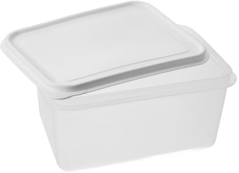 Toyvian Caja y Almacenamiento de Plástico Tapa Hermética para Levar Masa de Pizza 4l para Fermentación Mejorada en Refrigerador para Pan y Pizza