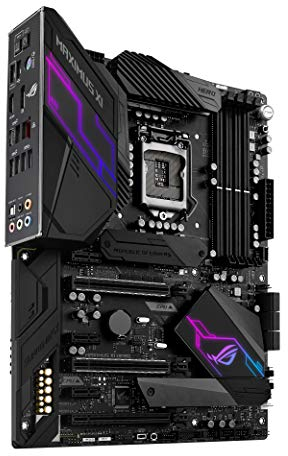 Asus Z390 ATX Intel ROG MAXIMUS XI HERO Scheda Madre Gaming con Dissipatore M.2, LED Aura Sync RGB, DDR4 4400 MHz, senza Wi-Fi, Doppio M.2, SATA 6Gb/s, USB 3.1 Gen 2, Nero