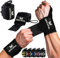 MERCURYAL 2 Handgelenk Bandagen Gym - Wrist Wraps Gym - Handgelenk Bandagen Fitness – Handgelenkbandagen Kraftsport für Fitness, Handgelenkstütze, Bodybuilding, Kraftsport & Crossfit (Schwarz)