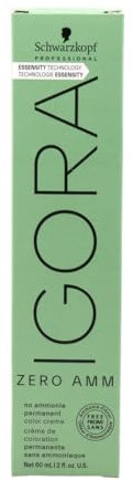 Tinte Permanente Schwarzkopf Igora Zero Amm Rojo Nº 6-68 Rubio Oscuro Chocolate