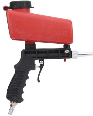 Mini Pistola per Sabbiatura Pneumatica Portatile - Sabbiatrice Portatile per la Rimozione della Ruggine, la Preparazione della Superficie e Progetti Fai-da-te