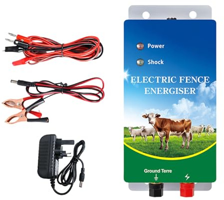 Chenxi Studio Energizzatori elettrici efficienti del recinto 230V con uscita 2J per la gestione del bestiame compreso il dispositivo del recinto di controllo degli animali delle pecore e dei maiali
