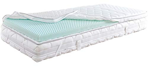 Frankenstolz Fan Big Komfort Matratzentopper 180x200 cm, Härtegrad 3, 7 cm Kernhöhe