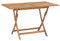 vidaXL Teak Gartentisch Klapptisch Balkontisch Holztisch Garten Esstisch Tisch