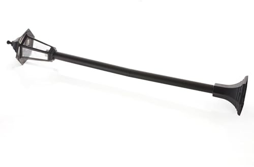 Lindby Lampada da esterni dimmerabile (Antico) colore Nero, lampioncino paletto luminoso lampada viale lampione