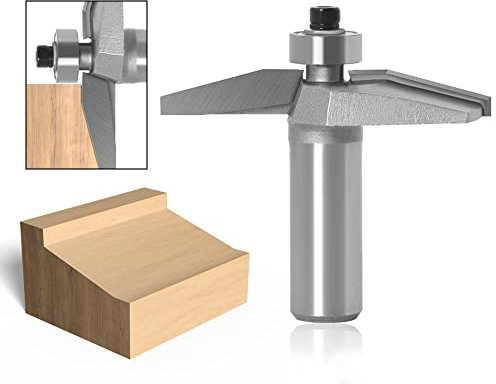 Milling Cutter Router Bit Mill Cutter 15 Degree Horse Nose Thread Knife 1/2×1 Wood Slotting Woodworking Grooving Tool