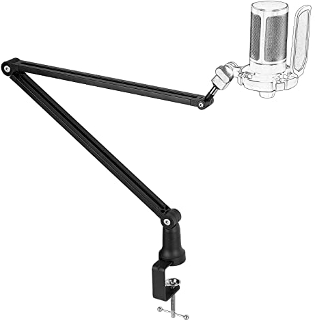 Musiin Adjustable Microphone Stand Arm For Microphone Recording, Music Production, Desktop, and Studio