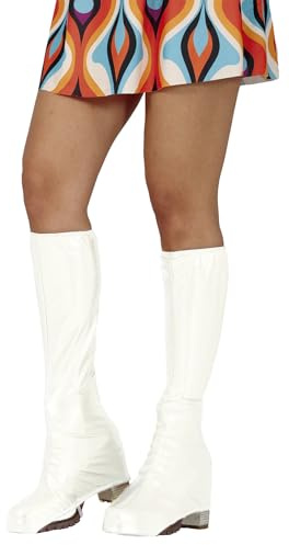 FIESTAS GUIRCA | Boot Covers (17.7 in) - Fancy Dress Accessory for Adult Unisex - Ideal for 70s Parties, Rock Themed Events, Carnival and Halloween