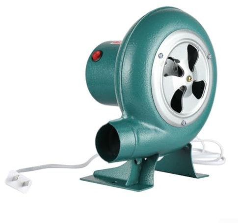 Soplador eléctrico de alto rendimiento para barbacoa al aire libre, ventilador centrífugo ajustable de velocidad del viento a 2800RPM (60W)