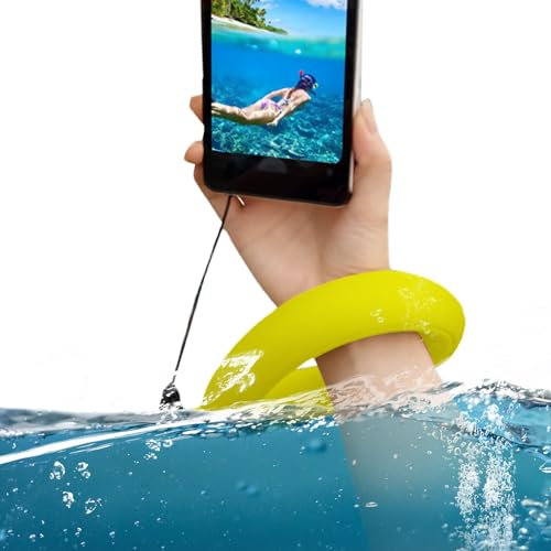 Flytande handledsrem – kamera och telefon vattentätt i 4 färger | flytbart skumarmband för vattenaktiviteter, universell flytande för actionkamera, snorkling, kajakfah