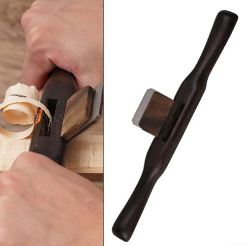 Raboteuse manuelle pour le travail du bois avec lames réglables pour surfaces lisses et finitions professionnelles (A)