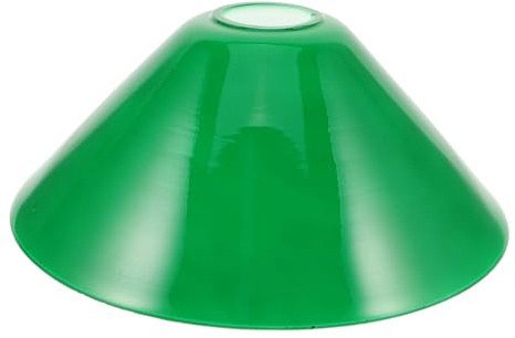 GRIRIW Paralume Facile Lampada in Vetro Forma e Tavolo a Vintage per E27 di da Pulire Lampade da Lettura Biblioteche