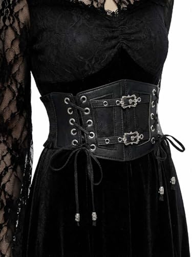 Wriidy Lace-up Cinch Corset Belt for Women