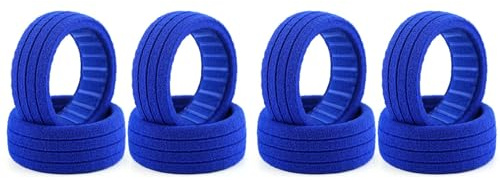Mcnhbdgg Esponja de Espuma para Neumáticos de Coche Teledirigido, 8 Uds., 1/8, para Kraton MP9 Hobao Upgrade Parts