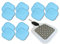 3 Ersatzsets (12 Stück) Gel Pads Tenspad Silver kompatibel mit Beurer EM 59 Heat Geräten. Sparen Sie bis zu 30% des Preises
