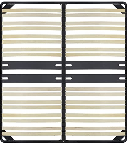 i-flair Lattenrost 140x200 cm, Lattenrahmen Ergo IF28 aus stabilem Metall - für alle Betten geeignet