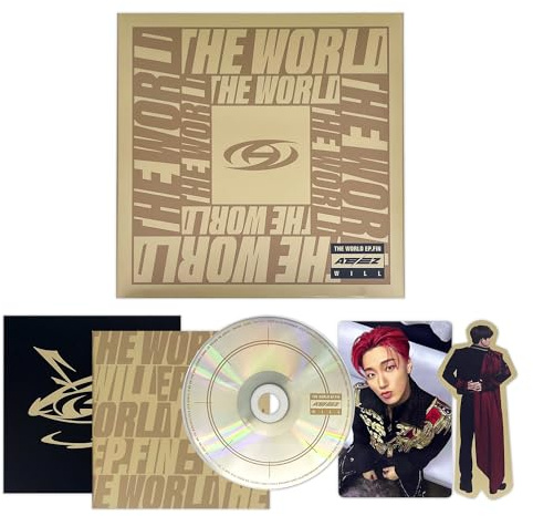 ATEEZ - 2nd Album [THE WORLD EP.FIN : WILL] (Digipack Ver.) Booklet + Thanks To + DISC + Photocard + Sticker + 2 Pin Badges + 4 Extra Photocards