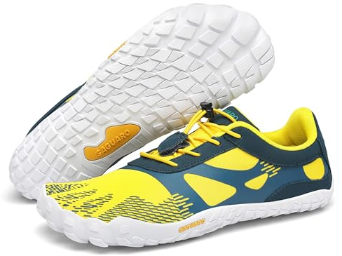 SAGUARO Zapatilla Minimalista Hombre Zapatillas de Trail Running Mujer Zapato Descalzo