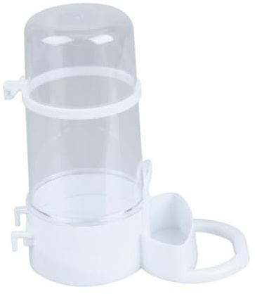 Gatuida Alimentador Automático para Hámster Comedero Rellenable Transparente Accesorio De Suministros para Mascotas para Gorriones y Roedores