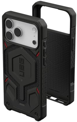 URBAN ARMOR GEAR UAG Designed for iPhone 17 Pro Max Case Monarch Pro - Compatible with MagSafe Military Grade Protective Cover, Kevlar Black