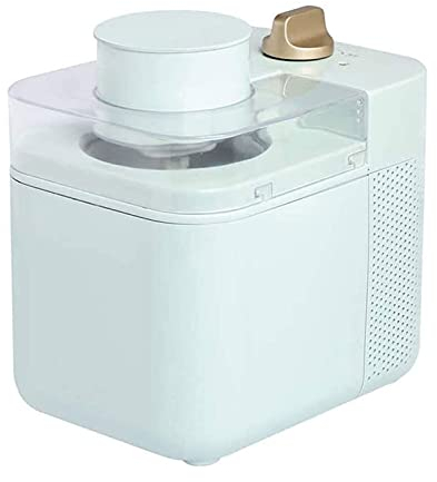 LEONYS Automatic Ice Cream Maker 500ml Capacity, Home Fully Automatic Gelato Sorbet Frozen Yoghurt Machine Kids Homemade Ice Cream, Green