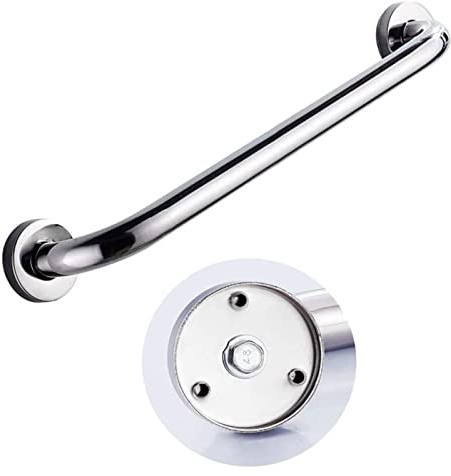 Baño para Agarraderas Soporte de seguridad de acero inoxidable 304 de 16 pulgadas, cromado pulido, for bañeras, montaje en pared, agarre antideslizante