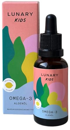 LUNARY KIDS OMEGA 3 DHA+EPA | Omega 3 Kinder Tropfen aus Algenöl