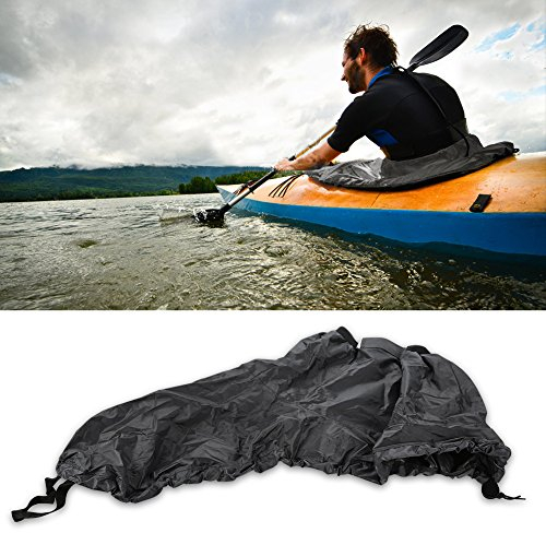 Tbest Spdecke Kajak, Kajak Spdecke,Kajak-Sprührock,Kajak Spdecke Spschutz Nylon Universal Veellbarer Kajak k Boat Sp Skirt Cockpit Cover wasserdichte Abdeng Wassersport Kajak Zubehör
