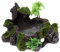 Fliyeong Moos Dekoratives Reptil Feste und stabile Harzschale Lebensmittel Wasserschale Bartagame Gecko Eidechse Mahlzeit Wurmfutter Terrarium Habitat Zubehör Langlebig u