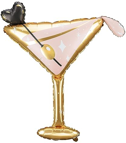 Cocktail Glasfolie Party Ballon, Helium Air Hen Party Ballon, Geburtstagsballon, Cocktail Party Ballon Dekoration