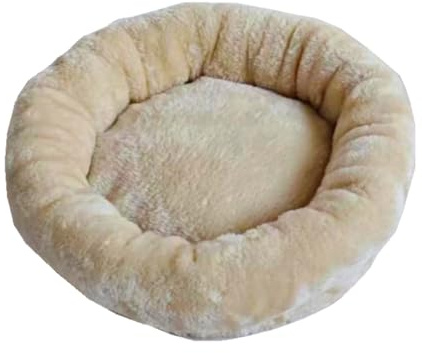 SHENGOCASE Cat Tree Tower Accessories Replacement Parts Round Top Cushion Bed Cover for Cat Perch with Elastic Band (11.8, Beige)
