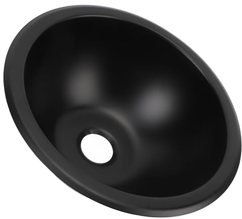 Barspüle aus Edelstahl, Rundes Einzelbecken, Aufsatzwaschbecken, Tiefes Unterbauwaschbecken mit Großem Fassungsvermögen, Küchenspüle für Wohnwagen, Wohnmobil, Boot