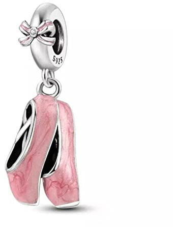 Breloque en argent sterling 925 en forme de grenouille, cœur, sœur, ballet, fleur, papillon, poisson, chance, anniversaire, compatible avec bracelets Pandora, taille unique, Métal, Pas de pierre