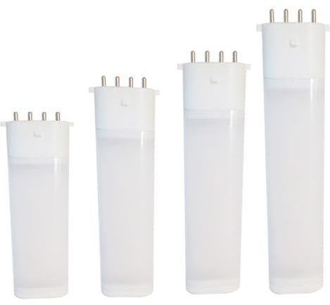 RZL Lighting, Confezione da 6, lampada a spina orizzontale a LED 2G7 AC220V 6W/8W/12W 2835SMD 2G7 con attacco a 4 pin(Cool white 6500K,6W 115mm)