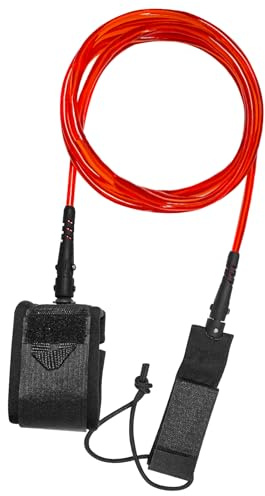 Bellanova Leash de Surf 9 ft en TPU Rouge