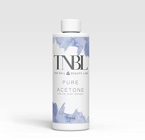 TNBL 100% Pure Acetone Nail Polish Remover UV/LED GEL Soak Off (100ml) Soak Off/Remove Gel Polish, Acrylic Nails, Gel Extensions