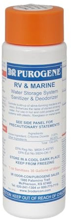 BayTec 16oz Purogene Drinking Water Treatment and Water System Sanitizer. in Water Sanitizes and Water Storage Systems, Provides for Long-Term Storage of Drinking Water
