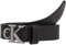 Calvin Klein Jeans Damen Gürtel 2,5 cm Ledergürtel, Schwarz (Black), 75