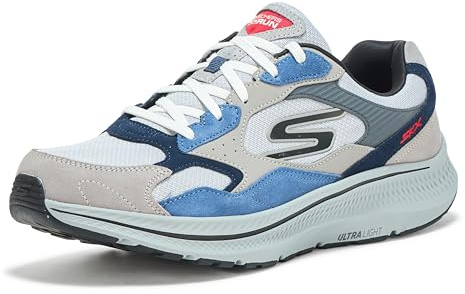 Skechers Men's Go Run Consistent 2.0 Sneaker, Grey Multi Coloured, 46 EU