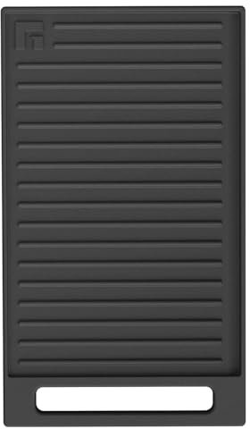 GASLAND GDS25C - Plancha de barbacoa plana, mango, cocina de gas, hierro fundido, antioxidante, distribución uniforme del calor, placa resistente