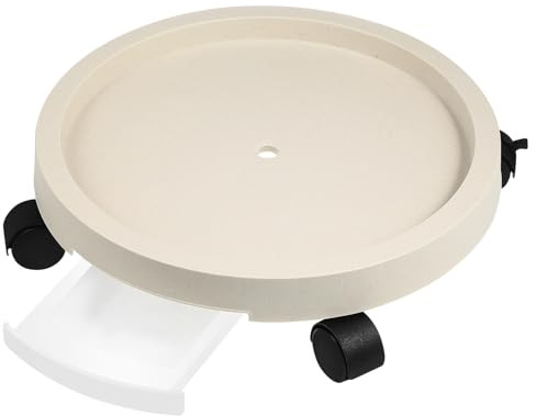 DIYEAH Plateau pour Plantes avec roulettes Bac de Récupération Eau Plastique Épais pour Jardin Intérieur Support Mobile pour Pots de Fleurs Facile à Déplacer et Nettoyer