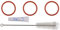 Piebert Pflegeset 200925 für Siemens EQ3, EQ5, EQ500, EQ6, EQ7, EQ8, EQ9 Kaffeevollautomaten | Dichtungen | Fett | Reinigungsbürste | 5-teilig